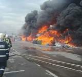 Incendiu violent în Prahova! Au fost luate măsuri pentru protecția populației