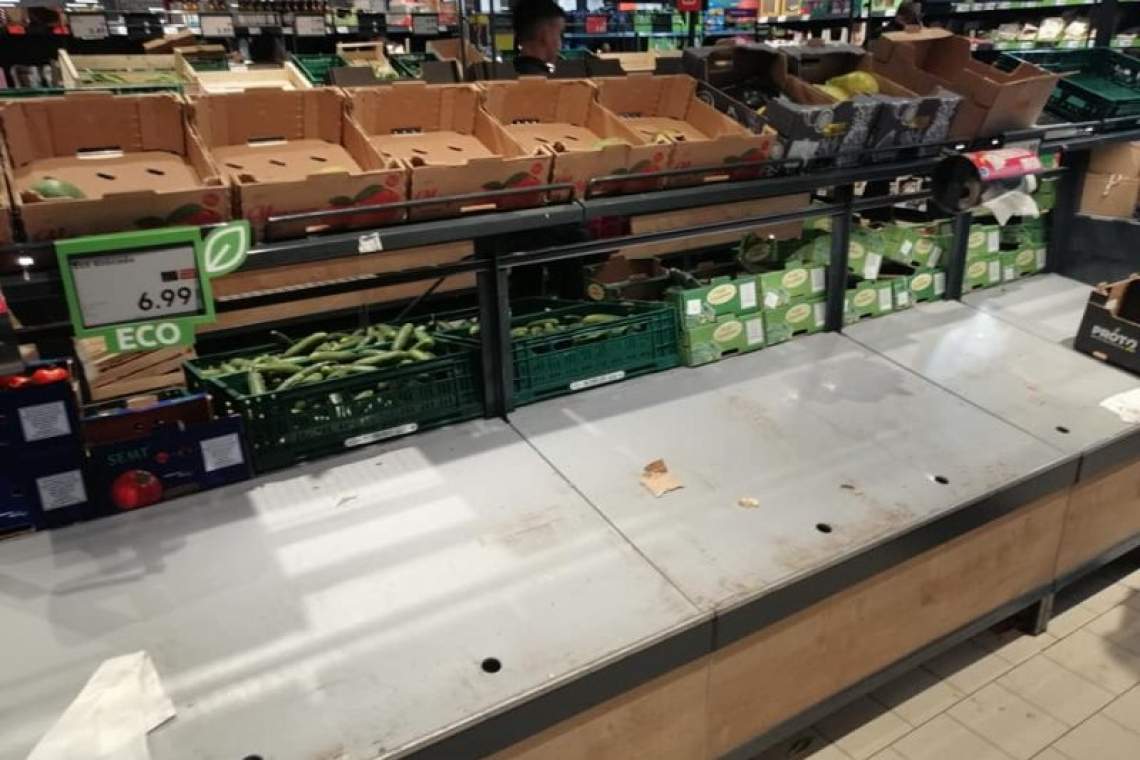 VIDEO| Supermarket-uri din Ploiești, golite de prahoveni din cauza coronavirus