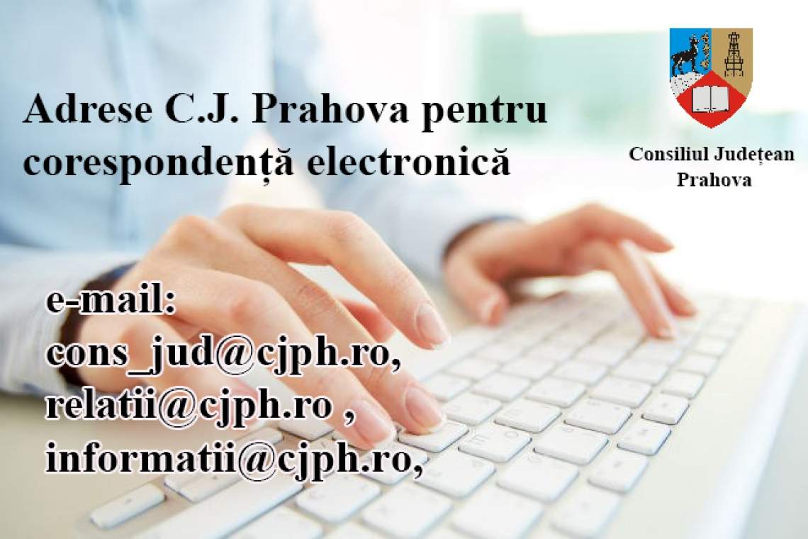 CORONAVIRUS| Măsuri privind corespondența adresată de persoanele fizice sau juridice către Consiliul Județean Prahova