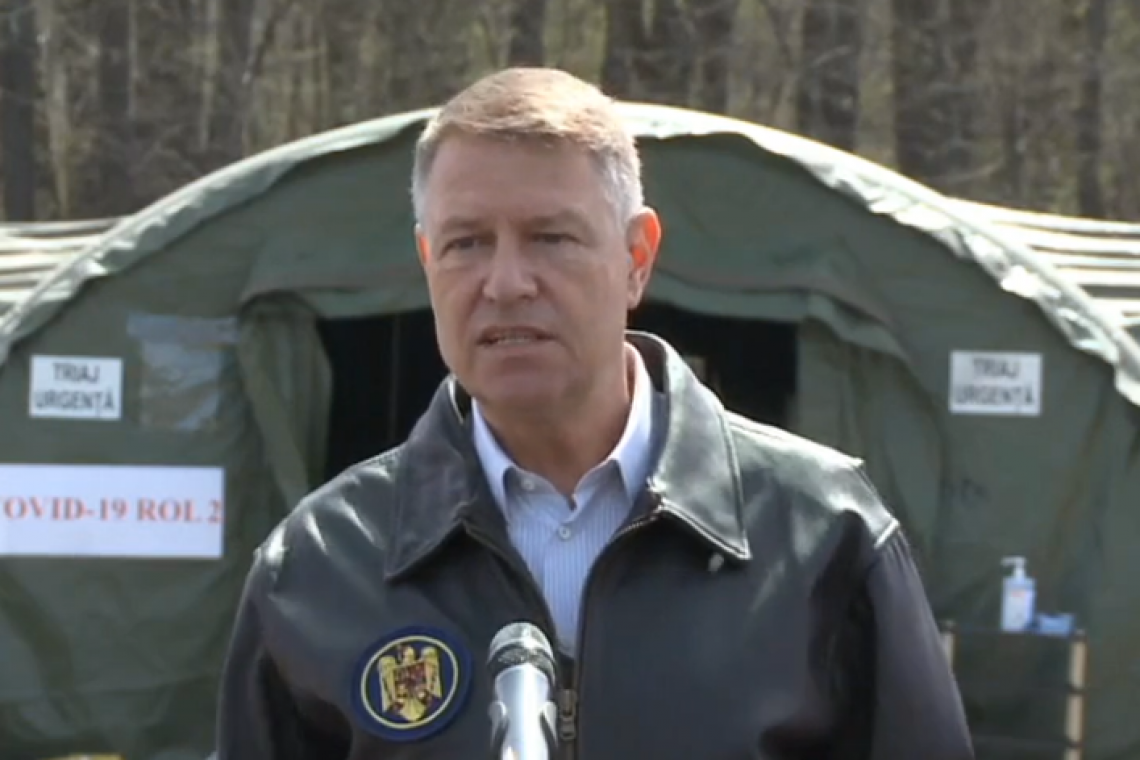 Președintele Iohannis: După ce se termină această criză, vom face o evaluare la sânge a sistemului spitalicesc și vom lua toate măsurile 