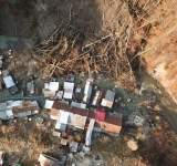 VIDEO| Alunecarea de teren de la Azuga. Au fost evacuați 130 de oameni