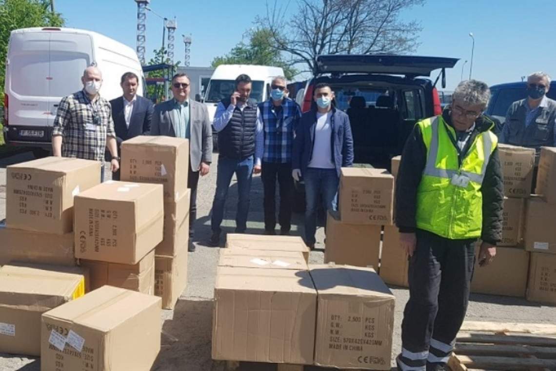  Asociația ACTIV  a donat 250.000 de măști Poliției de Frontieră, Poliției Române și Direcției Generale a Vămilor
