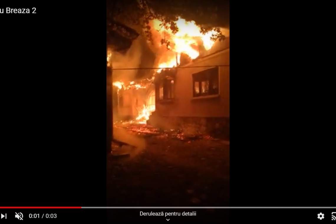 VIDEO&FOTO| Imagini de la incendiul devastator din Breaza