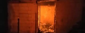 Incendiu puternic joi noapte, într-o comuna din Prahova