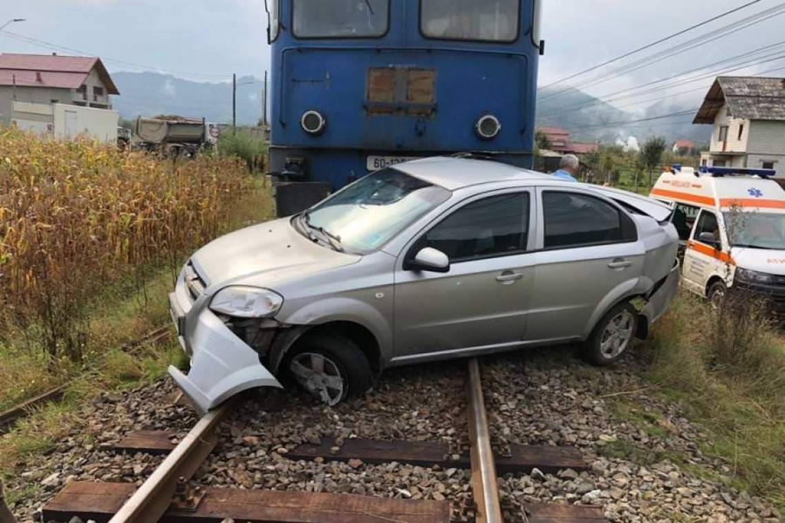 Accident feroviar în Prahova! O persoană este rănită