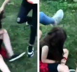 IMAGINI ŞOCANTE - Adolescentă bătută şi umilită de alte fete. Agresoarele au ajuns pe mâna poliției