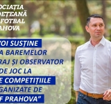 Bogdan Toader: Voi susține în continuare sportul prahovean. După handbal - fotbalul județean!