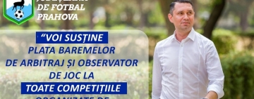 Bogdan Toader: Voi susține în continuare sportul prahovean. După handbal - fotbalul județean!