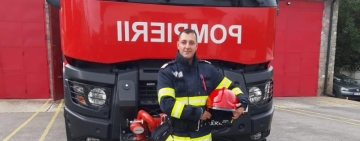 Locuința unei familii din Prahova, salvată prin intervenția rapidă a pompierului Ionuț Voicu