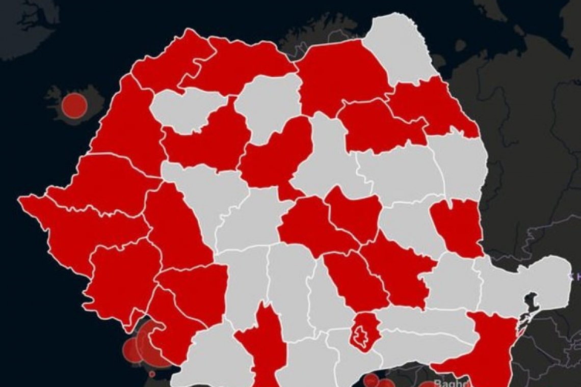 CORONAVIRUS: O nouă zi cu peste 3000 de cazuri în România