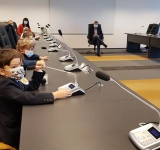 VIDEO|  Elevii clasei pregătitoare B de la C.N.I.L.C Ploiești, în vizită la primarul Andrei Volosevic. Ce i-au cerut edilului