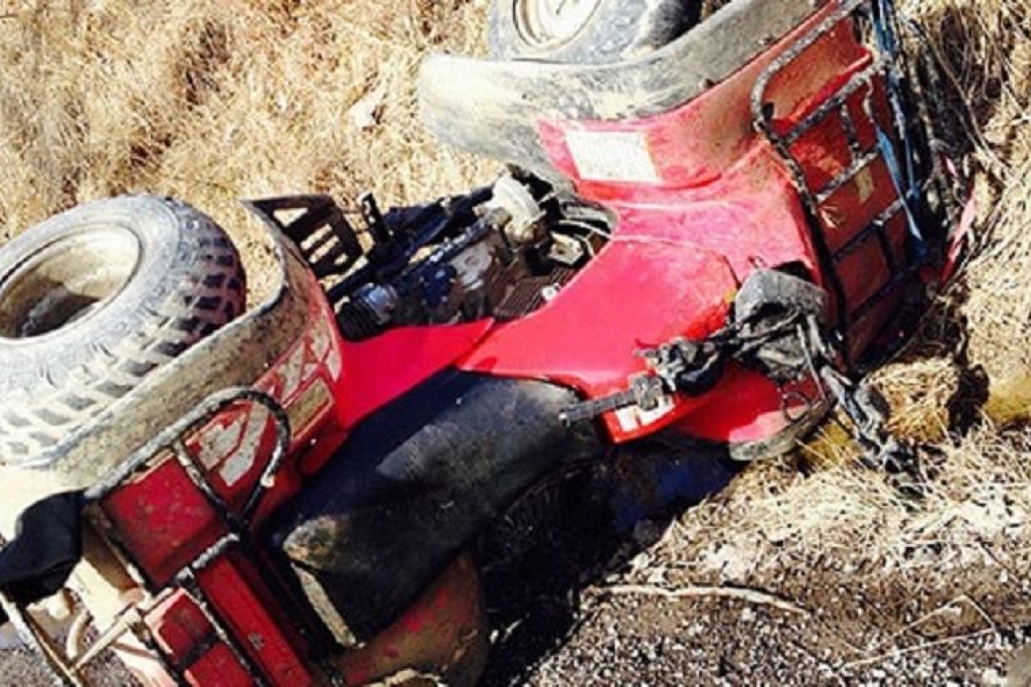 Un tânăr de 18 ani s-a răsturnat cu ATV-ul în Sinaia. Acesta a suferit multiple traumatisme