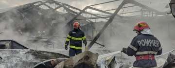 Cauza incendiului produs la cortul de evenimente din Strejnicu, deținut de familia primarului din Târgșoru Vechi
