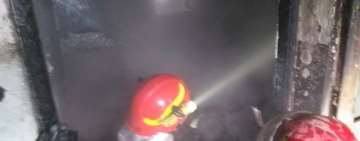 FOTO  Incediu în Breaza. O casă a fost distrusă de flăcări