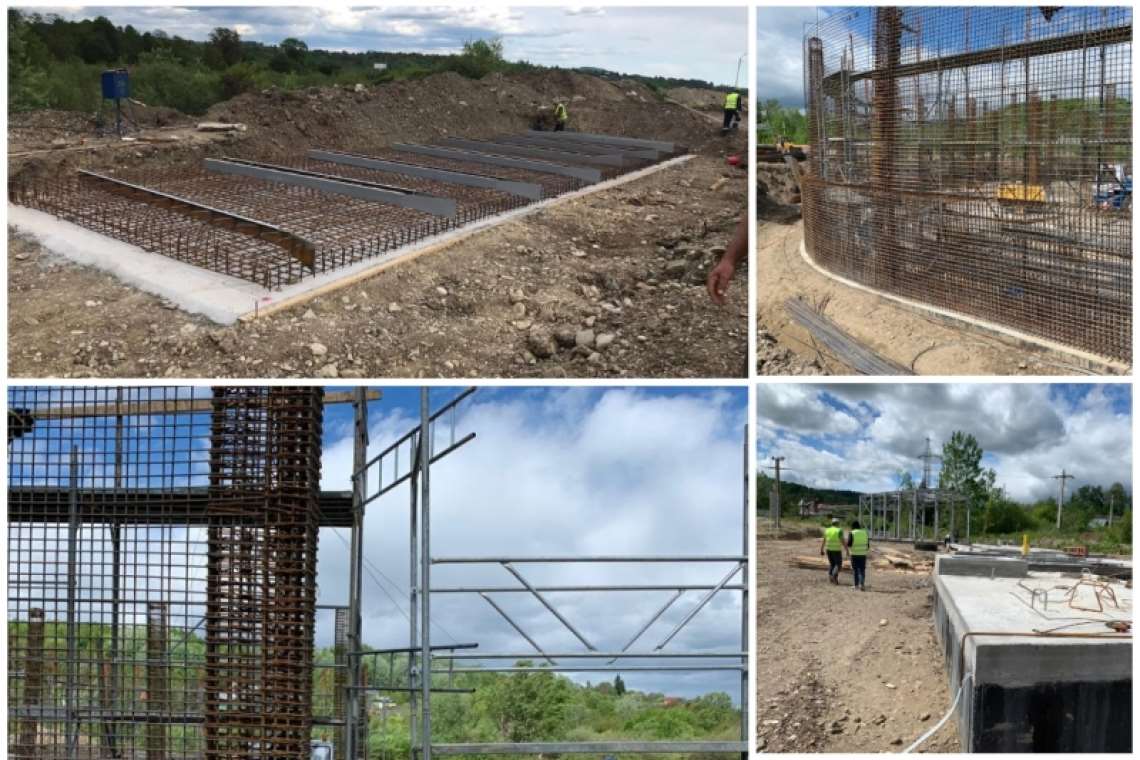 Societatea HIDRO PRAHOVA SA asigură un ritm constant de lucru  pentru construcția Stației de epurare Breaza 