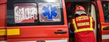 Accident în zona Crângu lui Bot, între un TIR și un autoturism. O persoană a rămas încarcerată