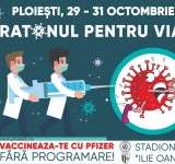 Maratonul vaccinării, organizat din nou la Ploiești
