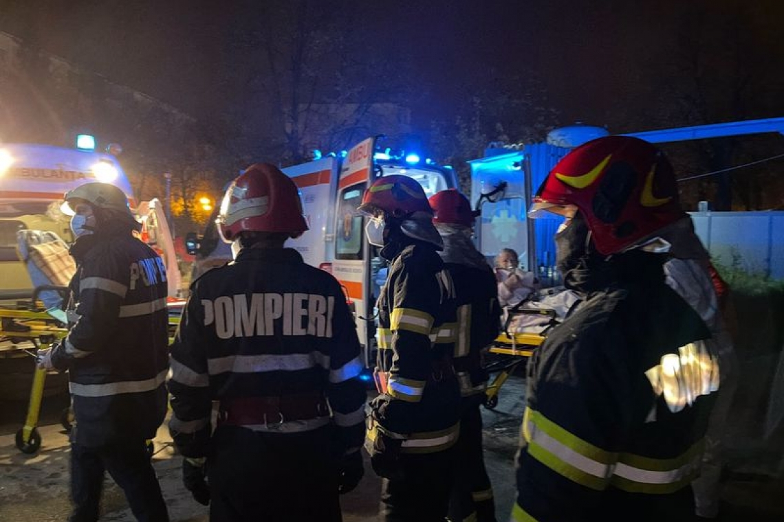 Incendiu la secția  COVID a Spitalului de Boli Infecțioase Ploiești. Doi pacienți au murit  și o infirmieră a fost rănită