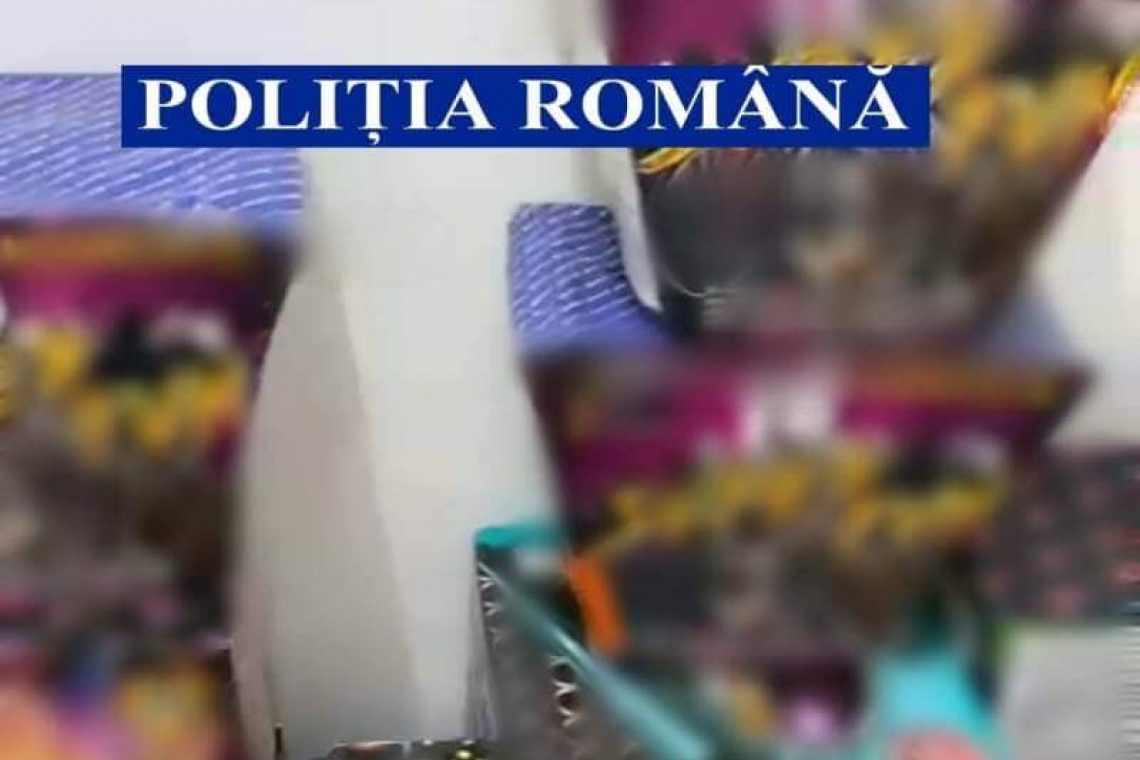 Sute de kilograme de artificii și petarde, confiscate în Prahova