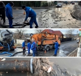 Intervenție HIDRO PRAHOVA SA la Câmpina, pentru desfundarea rețelei de canalizare. Un nou apel adresat abonaților pentru utilizarea corectă a sistemului de canalizare
