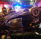 Accident cu descarcerare, azi-noapte, la Blejoi - FOTO