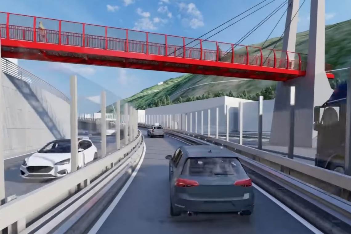 VIDEO – Pasaje rutiere pentru fluidizarea traficului la Sinaia
