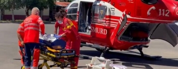 Nou-născut cu probleme medicale, preluat de urgență cu elicopterul SMURD