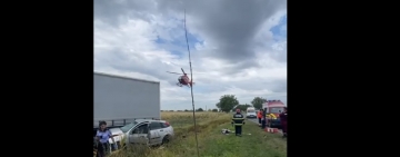 Accident grav la Săhăteni. O persoană a murit, iar alta este în stare gravă
