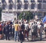 Protest la Ploiești împotriva sistării furnizării apei calde