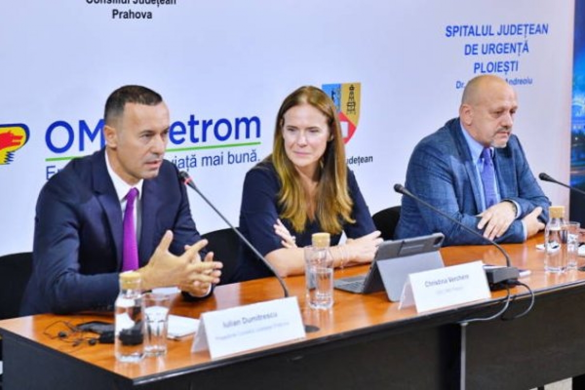 OMV Petrom, sponsorizare de 3 milioane de euro  la Spitalul Judeţean din Ploieşti. Președintele Dumitrescu: Vom dezvolta împreună şi alte proiecte importante pentru comunitatea noastră