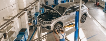 Service auto din Ploiești, sancționat de Garda de Mediu 