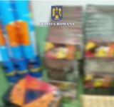 15 kilograme de articole pirotehnice găsite asupra unui  ploieștean