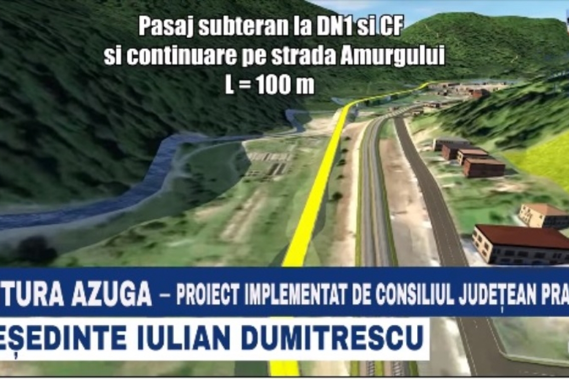 VIDEO Președintele CJ, Iulian Dumitrescu: Centurile orașelor Azuga și Bușteni, scoase la licitație. Ofertele se vor depune până pe 23 februarie