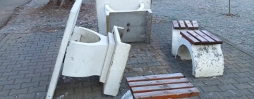 Acte de vandalism într-un parc din zona de nord a Ploieștiului