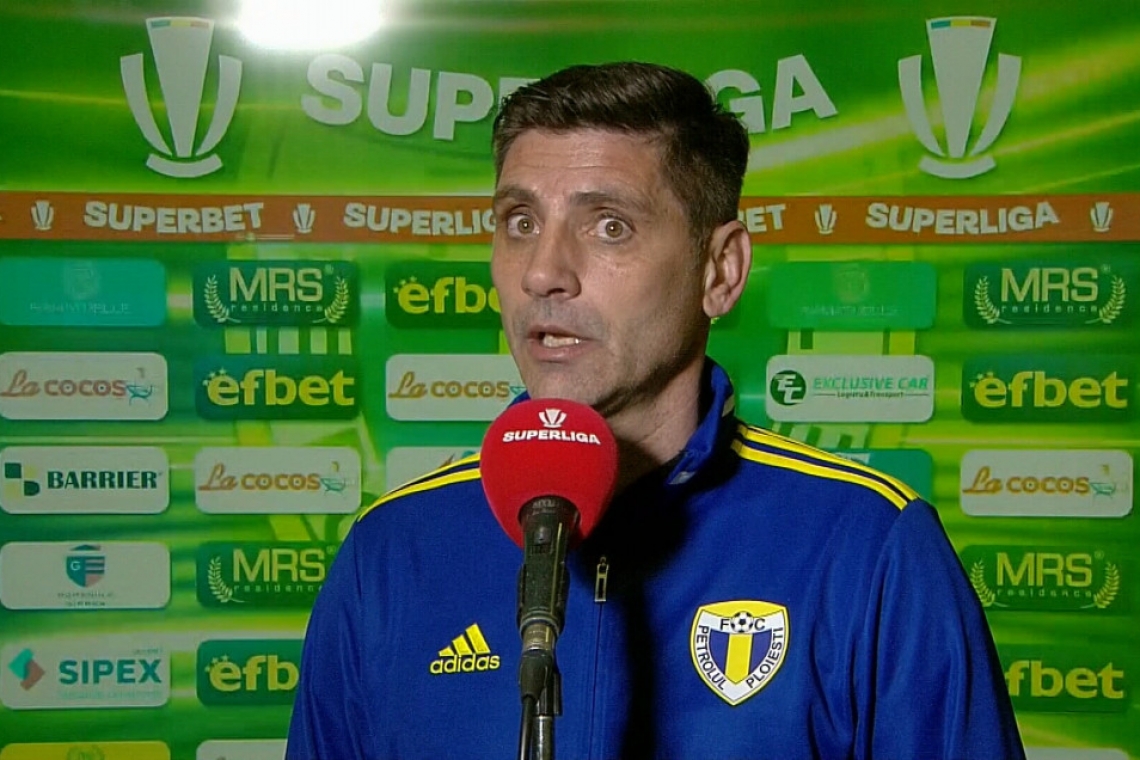 Florin Pîrvu: Aș vrea să-mi cer scuze în fața suporterilor. Sperăm ca la meciul cu FCSB să facem un meci bun și să luăm și primele puncte