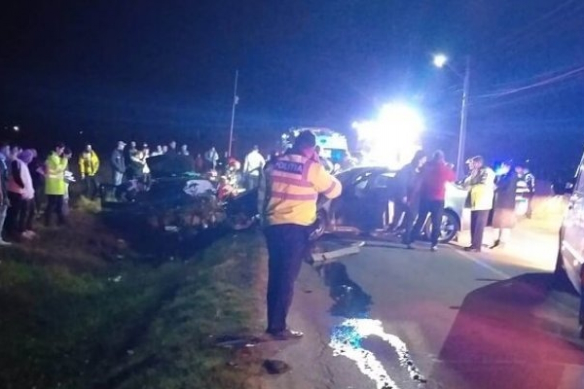 Accident grav la Dumbrăvești. Cinci persoane au fost rănite