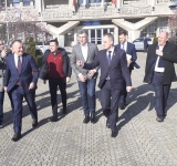 Primarul Andrei Volosevici, nedezlipit de Marcel Ciolacu. Este prezent la întâlnirea PSD Prahova