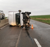 Accident pe DN1, în zona Păulești. Unul dintre șoferi era băut