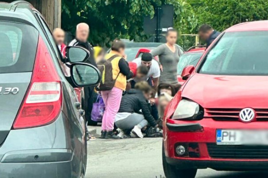O fetiță de 11 ani, lovită de mașină. S-ar fi aflat pe trecerea de pietoni