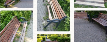 Băncile din parcurile din Ploiești, distruse la scurt timp după ce au fost reparate