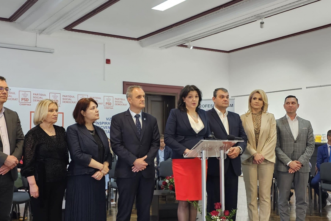PSD a anunțat candidatul pentru Primăria Câmpina. Este prima femeie propusă vreodată pentru funcția de primar