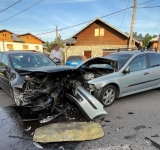 FOTO Două persoane rănite într-un accident grav produs în Băicoi