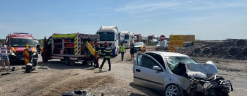 VIDEO| Accident grav în comuna Colceag. O persoană a rămas încarcerată