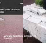 Primăria Ploiești: Continuăm modernizarea VS Ploieștenii: Kitsch sinistru