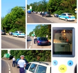 Acțiune rutieră în desfășurare în Bucov, pe Drumul Național 1B