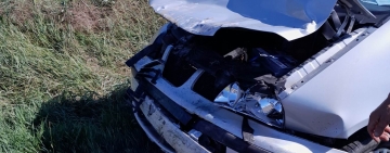 FOTO| Accident rutier în lanț pe DN 1B, la Tomșani