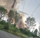 Nu s-a putut circula pe DN1, în zona Buda.15 hectare de grâu distruse din cauza unui fulger