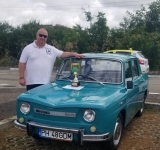 Dacia consilierului local Cristian Ganea, cea mai veche mașină românească prezentă la  evenimentul „De la cal la cai putere”