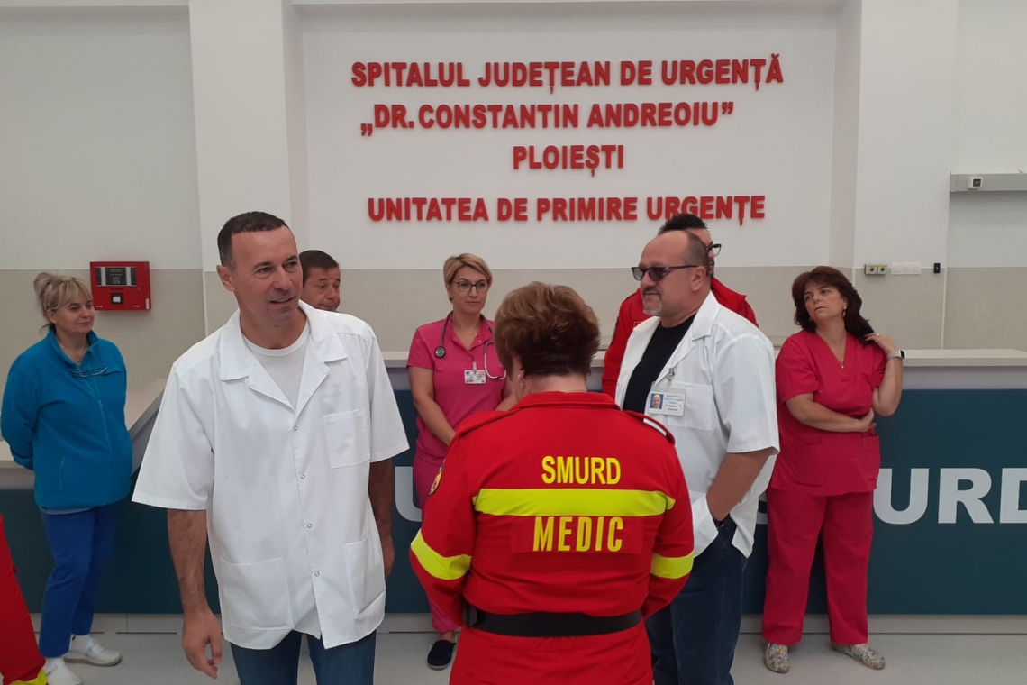 Preşedintele CJ Prahova, Iulian Dumitrescu, la inaugurarea Unităţii de Primiri Urgenţe a SJU Ploieşti: Este încă un pas important pe care îl facem pentru a aduce Spitalul Judeţean la nivelul aşteptărilor legitime ale prahovenilor