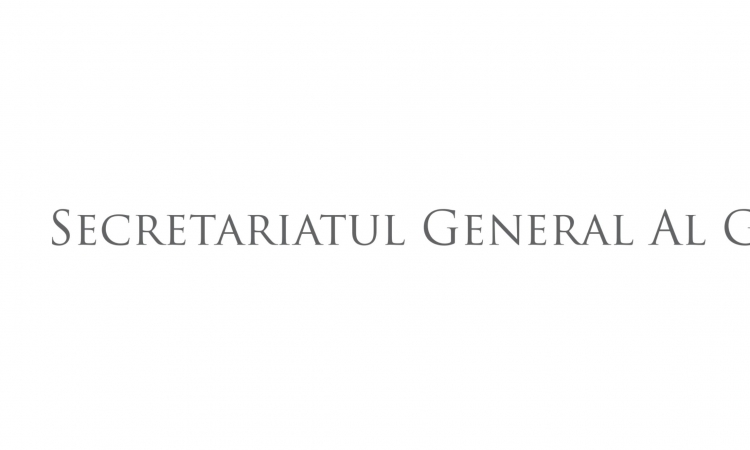 Anunț - Secretariatul General al Guvernului 